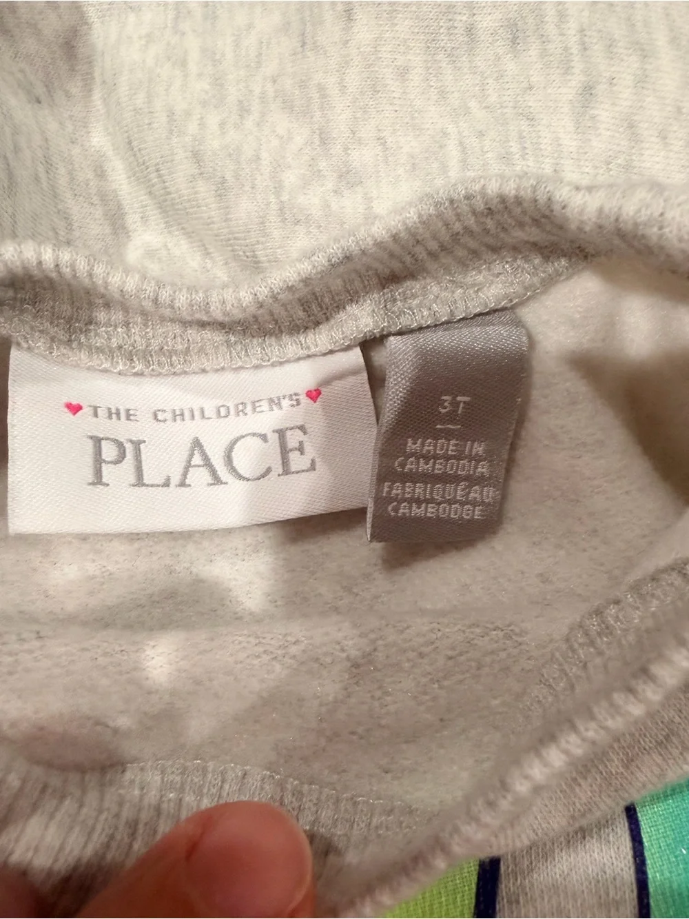 Children’s Place toddler girls Love sweat outfit